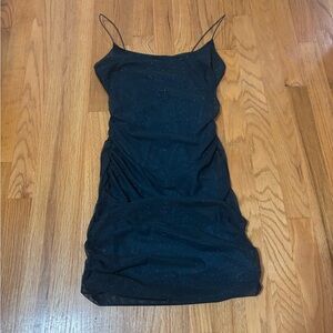 Windsor Dark Green Glitter Mini Dress
